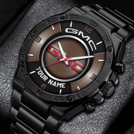 GMC Car Personalized New Stainless Steel Hand Watch For Fans