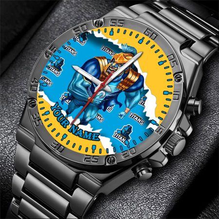 Gold Coast Titans NRL Fashion Personalized Watch Men Gift For Fans