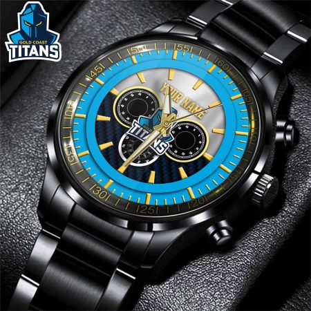 Gold Coast Titans NRL New Custom Name Hand Watch Gifts For Fans