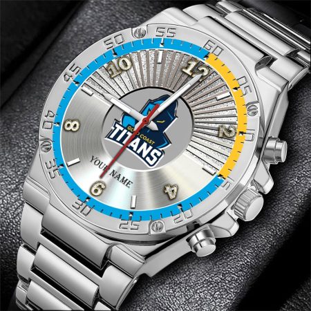 Gold Coast Titans NRL New Personalized Watch Men Gift For Fans