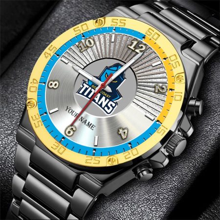 Gold Coast Titans NRL New Personalized Watch Men Gift For Fans