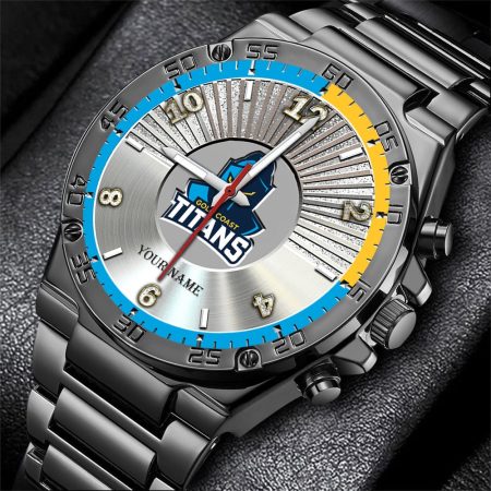 Gold Coast Titans NRL New Personalized Watch Men Gift For Fans