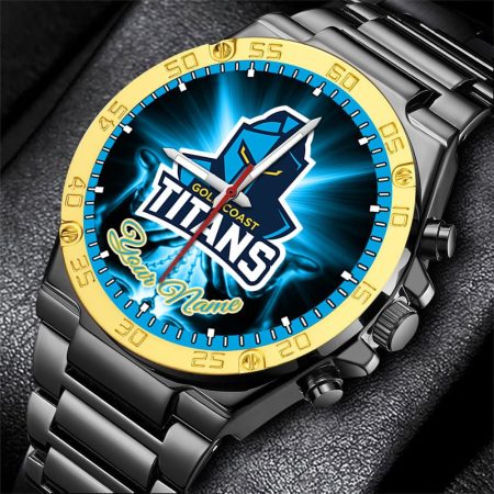 Gold Coast Titans NRL New Style Personalized Watch Men Gift For Fans