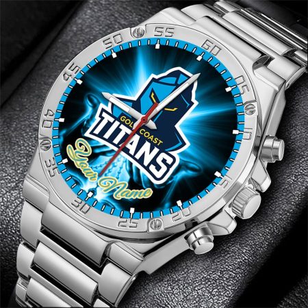 Gold Coast Titans NRL New Style Personalized Watch Men Gift For Fans