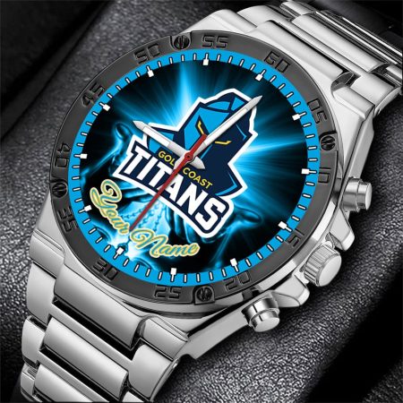 Gold Coast Titans NRL New Style Personalized Watch Men Gift For Fans