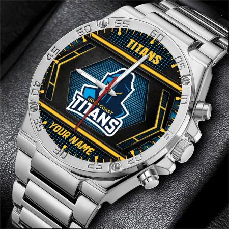 Gold Coast Titans NRL Personalized Watch Men Gift For Fans