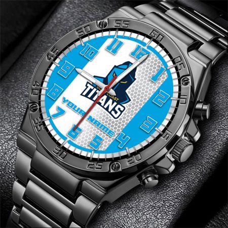 Gold Coast Titans NRL Personalized Watch Of Wrist Of Men Gift For Fans