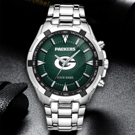 Green Bay Packers NFL Alloy Men Quartz Watch Personalized Gift For Fan