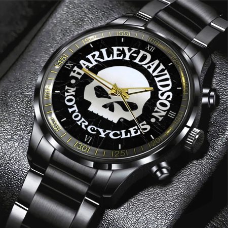 Harley Davidson Movie Black Stainless Steel Watch Gift For Fan