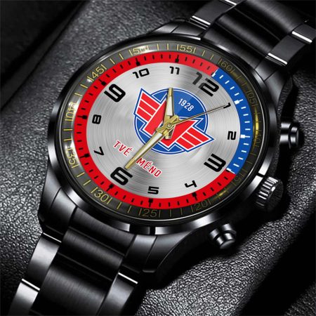 HC Motor Ceské Budejovice ELH Personalized Black Stainless Steel Hand Watch For Fan