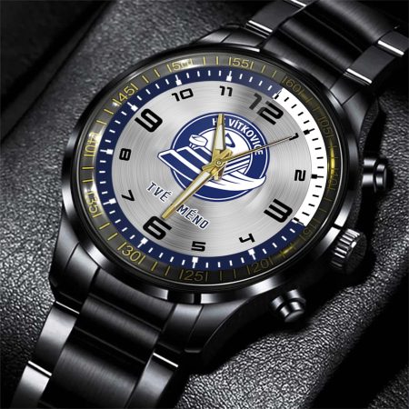 HC Vítkovice Ridera ELH Personalized Black Stainless Steel Hand Watch For Fan