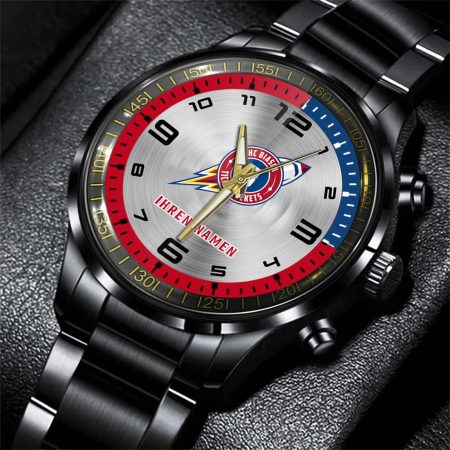 HCB Ticino Rockets NL Personalized Black Stainless Steel Hand Watch For Fan