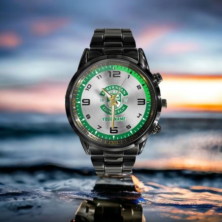 Hibernian Scottish Premiership New Personalized Black Hand Watch Gifts For Fans