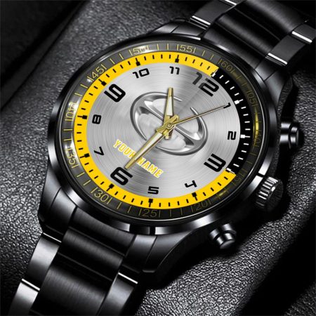 Hino Truck Personalized Black Stainless Steel Hand Watch For Fan