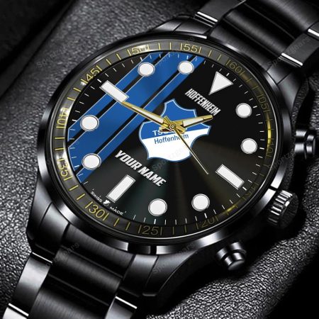 Hoffenheim Bundesliga Personalized New Black Hand Watch Gift For Fans