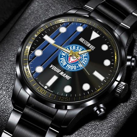 Holstein Kiel Bundesliga Personalized New Black Hand Watch Gift For Fans