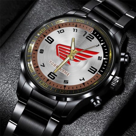 Honda Motorcycle Car Personalized Black Stainless Steel Hand Watch For Fan