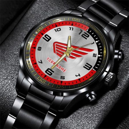 Honda Motorcycle Car Personalized Black Stainless Steel Hand Watch For Fan