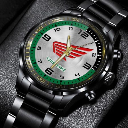 Honda Motorcycle Car Personalized Black Stainless Steel Hand Watch For Fan