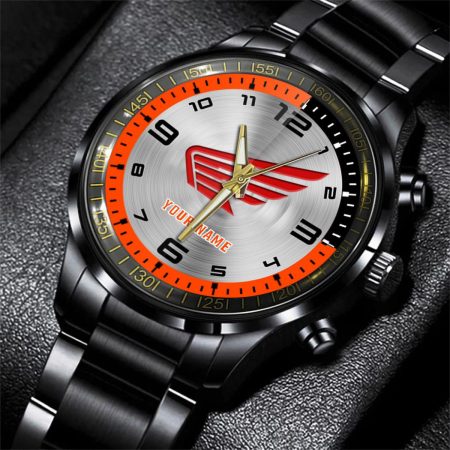 Honda Motorcycle Car Personalized Black Stainless Steel Hand Watch For Fan