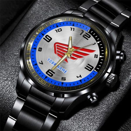 Honda Motorcycle Car Personalized Black Stainless Steel Hand Watch For Fan