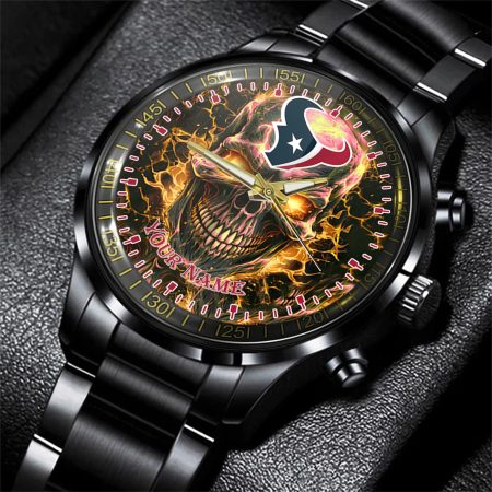 Houston Texans NFL Men Hand Watch Personalized Gift For Fans
