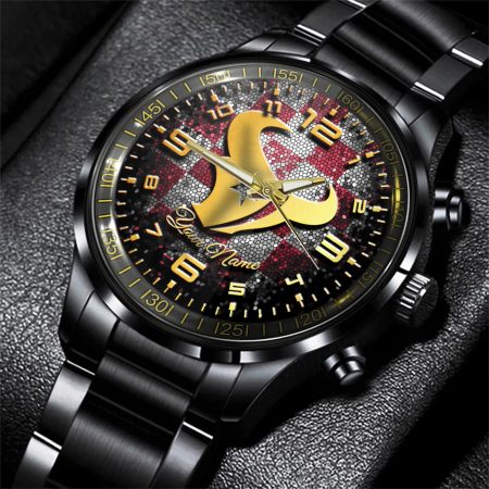 Houston Texans NFL Personalized 3D Men Hand Watch Gift For Fans For Father
