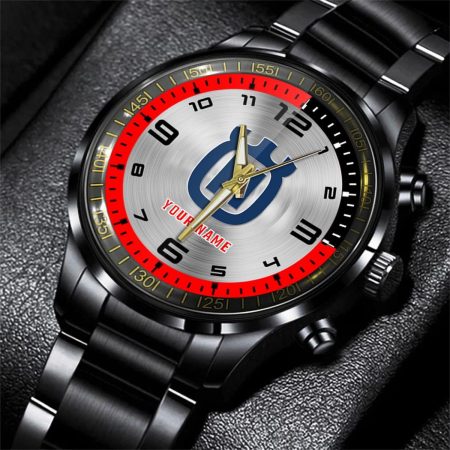 Husqvarna Car Personalized Black Stainless Steel Hand Watch For Fan