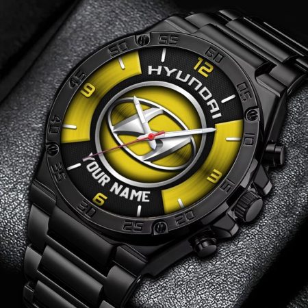 Hyundai Car Personalized New Stainless Steel Hand Watch For Fans