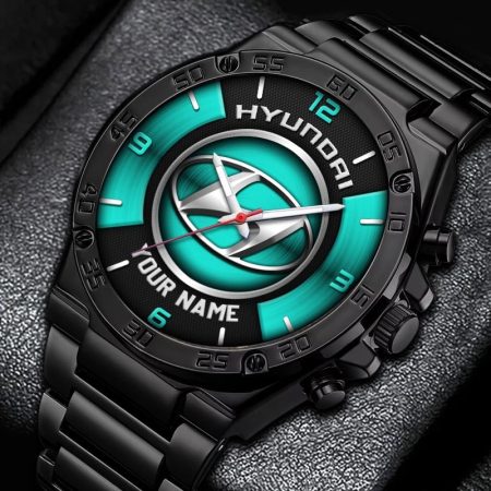 Hyundai Car Personalized New Stainless Steel Hand Watch For Fans