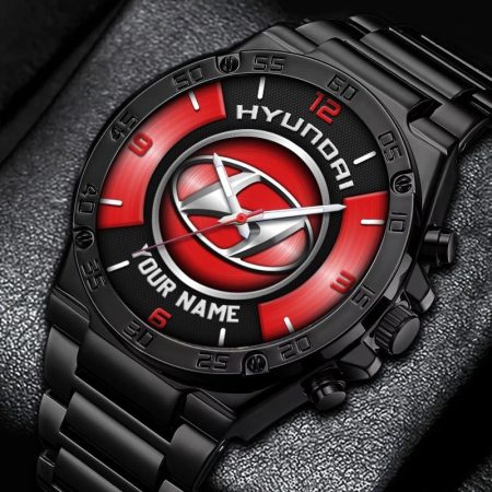 Hyundai Car Personalized New Stainless Steel Hand Watch For Fans