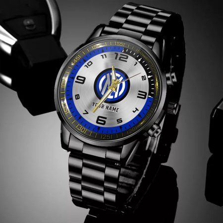 Inter Serie A Personalized New Black Hand Watch Gifts For Fans