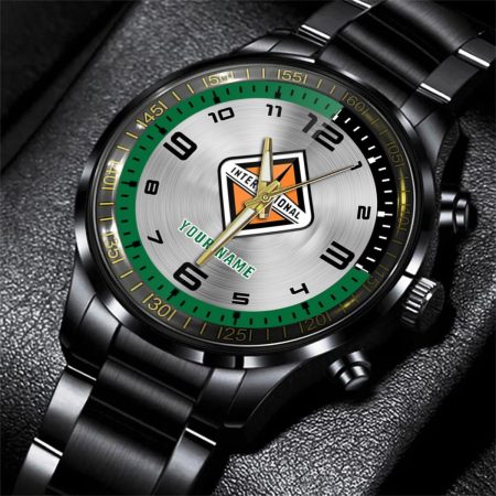 International Truck Personalized Black Stainless Steel Hand Watch For Fan