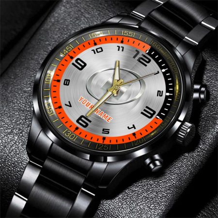 Isuzu Car Personalized Black Stainless Steel Hand Watch For Fan