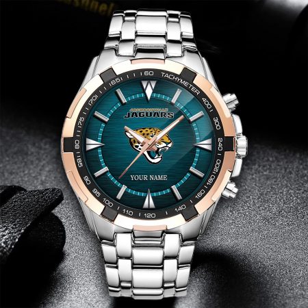 Jacksonville Jaguars NFL Alloy Men Quartz Watch Personalized Gift For Fan