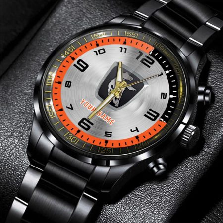 Kamaz Truck Personalized Black Stainless Steel Hand Watch For Fan