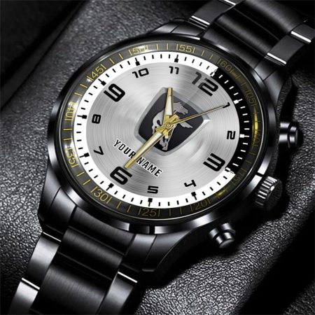 Kamaz Truck Personalized Black Stainless Steel Hand Watch For Fan