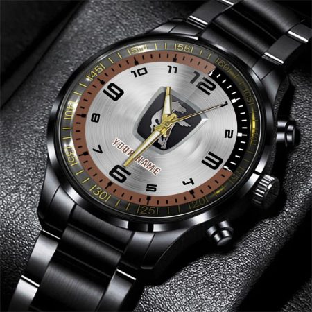 Kamaz Truck Personalized Black Stainless Steel Hand Watch For Fan