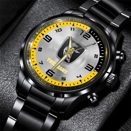 Kamaz Truck Personalized Black Stainless Steel Hand Watch For Fan