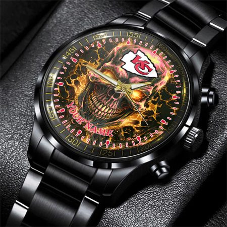 Kansas City Chiefs NFL Men Hand Watch Personalized Gift For Fans