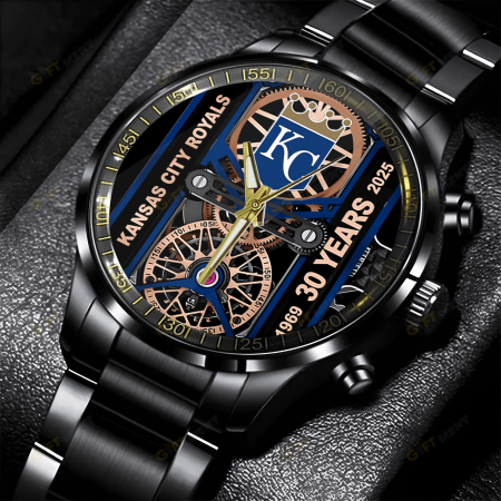 Kansas City Royals MLB Stainless Steel Watch Gift For Fan
