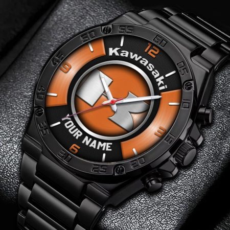 Kawasaki Motorcycles Personalized New Stainless Steel Hand Watch For Fans