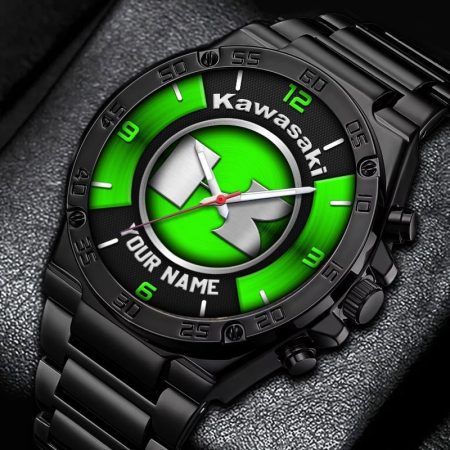 Kawasaki Motorcycles Personalized New Stainless Steel Hand Watch For Fans