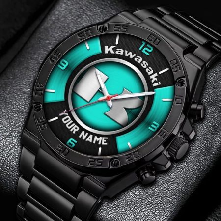 Kawasaki Motorcycles Personalized New Stainless Steel Hand Watch For Fans