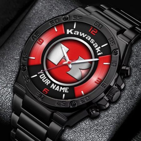 Kawasaki Motorcycles Personalized New Stainless Steel Hand Watch For Fans