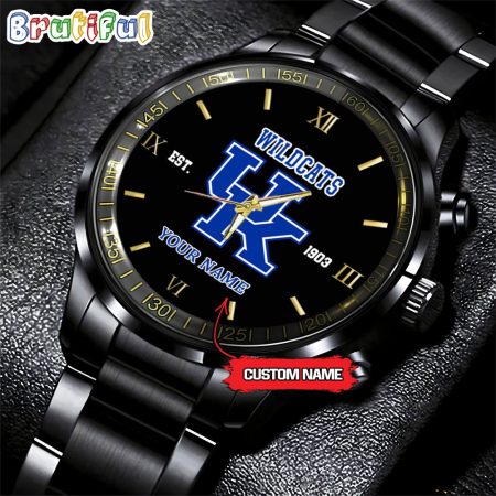 Kentucky Wildcats NCAA Personalized Black Fashion Watch Football Watch For Fans