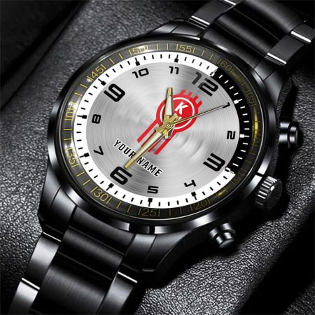 Kenworth Truck Personalized Black Stainless Steel Hand Watch For Fan