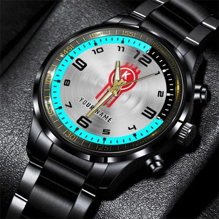 Kenworth Truck Personalized Black Stainless Steel Hand Watch For Fan
