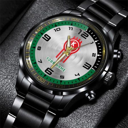 Kenworth Truck Personalized Black Stainless Steel Hand Watch For Fan