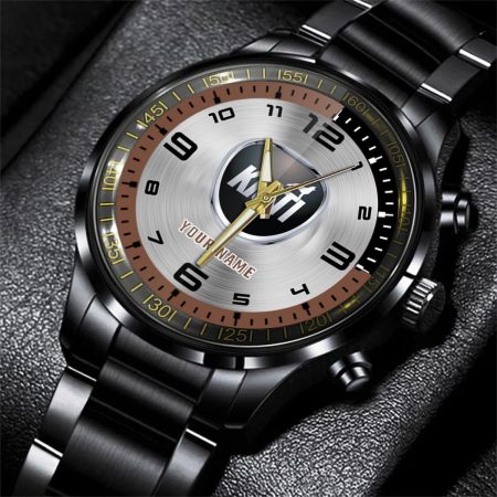 Kioti Tractor Personalized Black Stainless Steel Hand Watch For Fan
